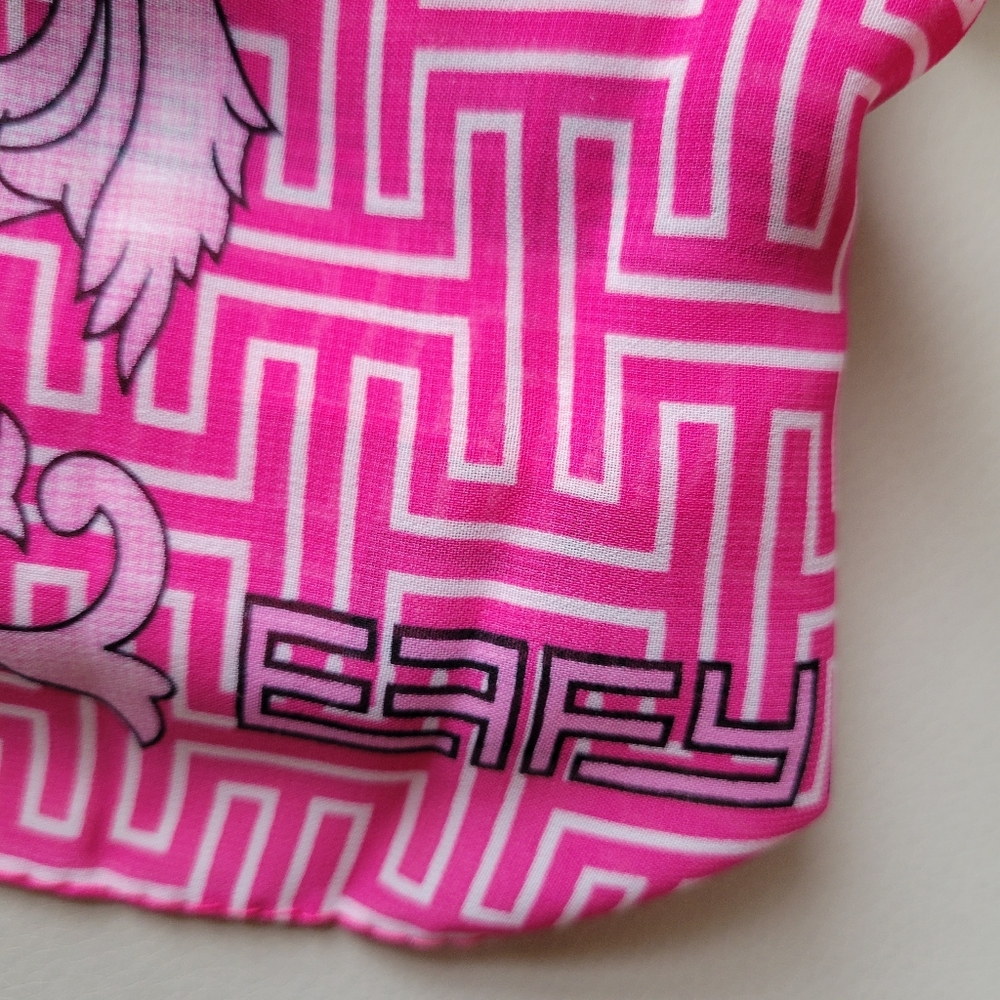Effy Pink Leopard Print Oblong Scarf ~ 18" x 60" ~ Great Fashion Print! VGUC - Picture 15 of 16
